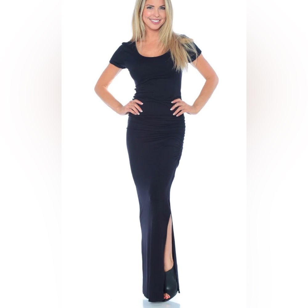 Turquoise Nicole Andrews long tshirt dress